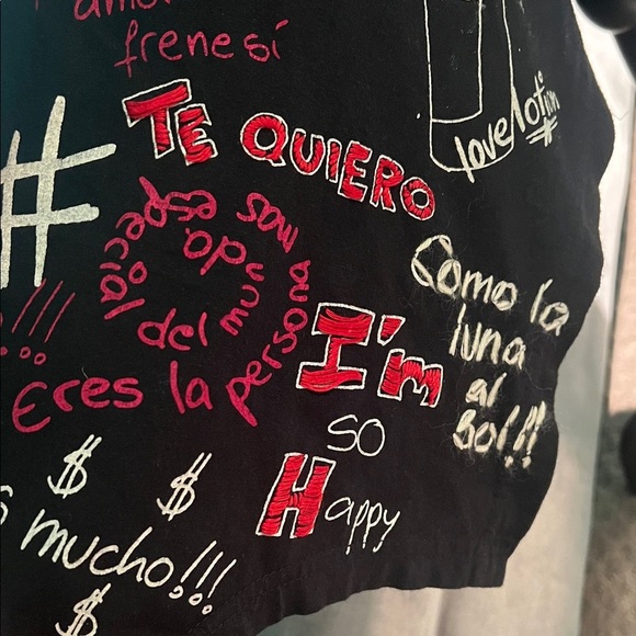 Disguise Black A-Line Skirt with Graphic Print - Picture 9 of 11